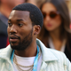 Meek Mill looks on before Super Bowl LIV at Hard Rock Stadium on February 02, 2020.